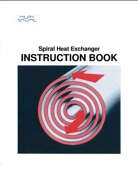 Spiral Heat Exchanger - Instruction Book - Pdf